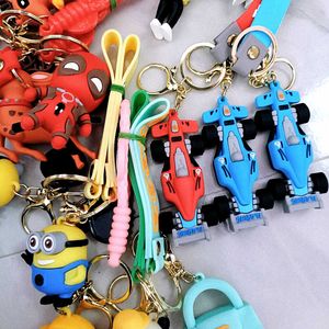 Pack Of 20, Cartoon Character Keychains, (New)