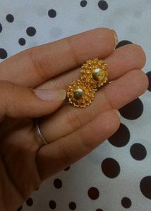 Gold Tone Stud Earrings