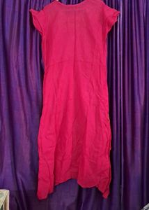 Embroidered Pink Kurta