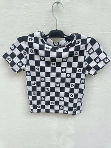 COOLSTERS BLACK&WHITE CROP TOP