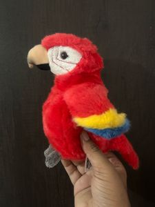 Lil Friends Macaw Parrot Plush Soft Toy 18cm Red