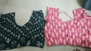 Printed Cotton Blouses - Pack of 2