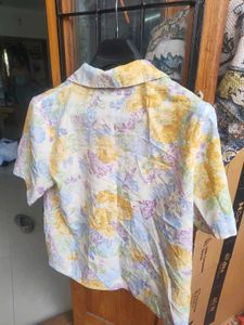 Floral Button-Down Top