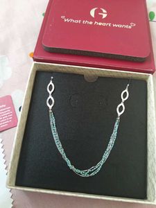 Elegant Silver Turquoise Necklace