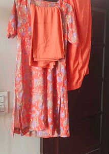 Vibrant Floral Kurta Set