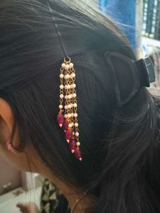pack of 4 Beaded Hair Pin