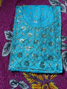 Stunning Blue Sequin Kurta