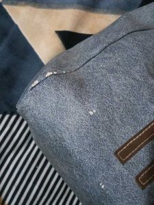 Savana Denim Shoulder Bag with Cloud Charm