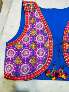 Embroidered Blue Ethnic Jacket