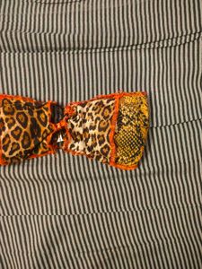 Animal Print Bikini Top