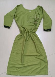 Mehandi Color Kurti