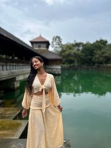 Flowy Peach Co-ord Set