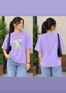 Oversized Black Heart Graphic T-Shirt