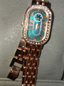 Haute Sauce Green Dial &amp; gold watch