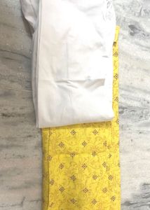 Bright Yellow Printed Palazzo Pants