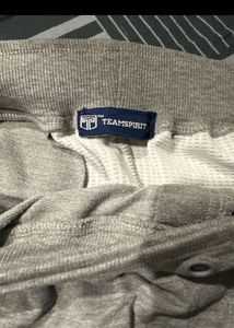 Teamspirit Grey Men's Activewear Shorts