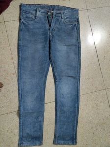 Classic Men's Blue Denim Jeans