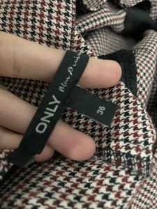 ONLY   Waist Houndstooth Pants