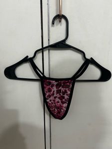 Pink Leopard Print Lingerie Dress