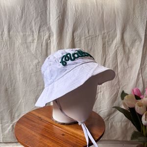 Malbon Golf Bucket Hat - White