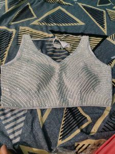 Embellished Crop Blouse