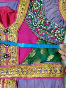 Party Wear Anarkali Top Medium Size