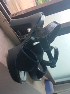 Black high heels