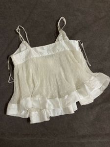 ZARA White Cami Top