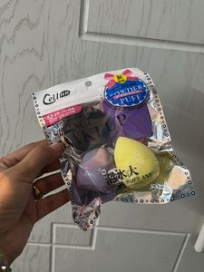🧿3- Waterproof, Blender puffs , Blue