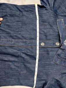 Denim Maxi Coat Dress