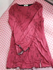 Chic Floral Mesh Mini Dress
