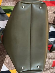 Olive green Handheld Handbag
