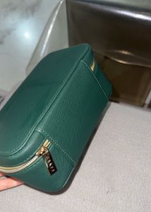 Elegant Green Cosmetic Pouch