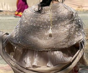 Elegant Champagne Ivory Designer Lehenga Set