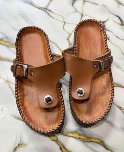 Stylish Brown Leather Sandals