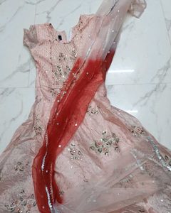 y2k long dress with chatpata dupatta