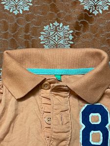 Peach Polo T-Shirts for 2-3 year boy abd 5-7year b