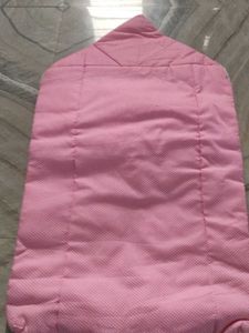 Baby Pink Polka Dot Swaddle Sack
