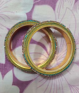 Sparkling Blue Bangles