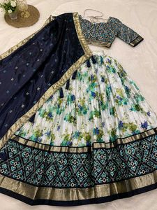 Festival Lehenga with stitched blouse and skirt