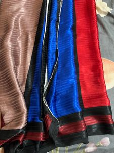 Elegant Striped Saree
