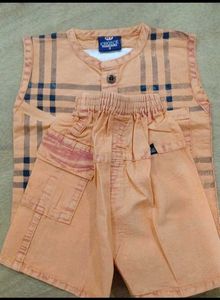 Cute Striped Baby Outfit
