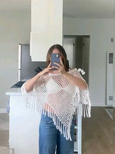 Crochet Fringe Cover-Up