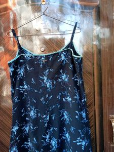 Floral Print Spaghetti Strap Dress