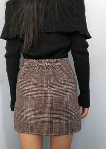 Plaid Mini Skirt