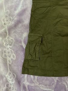 Zudio Olive Green Mini Dress