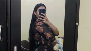 Floral Print Sheer Top