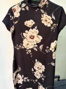 Floral Print Bodycon Dress