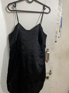 Women Satin Slip On Dress