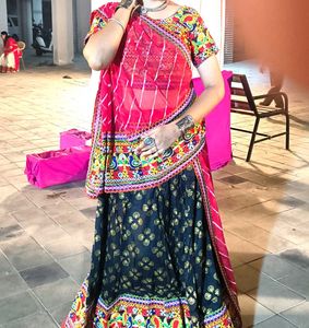 Vibrant Embroidered Lehenga Choli Set